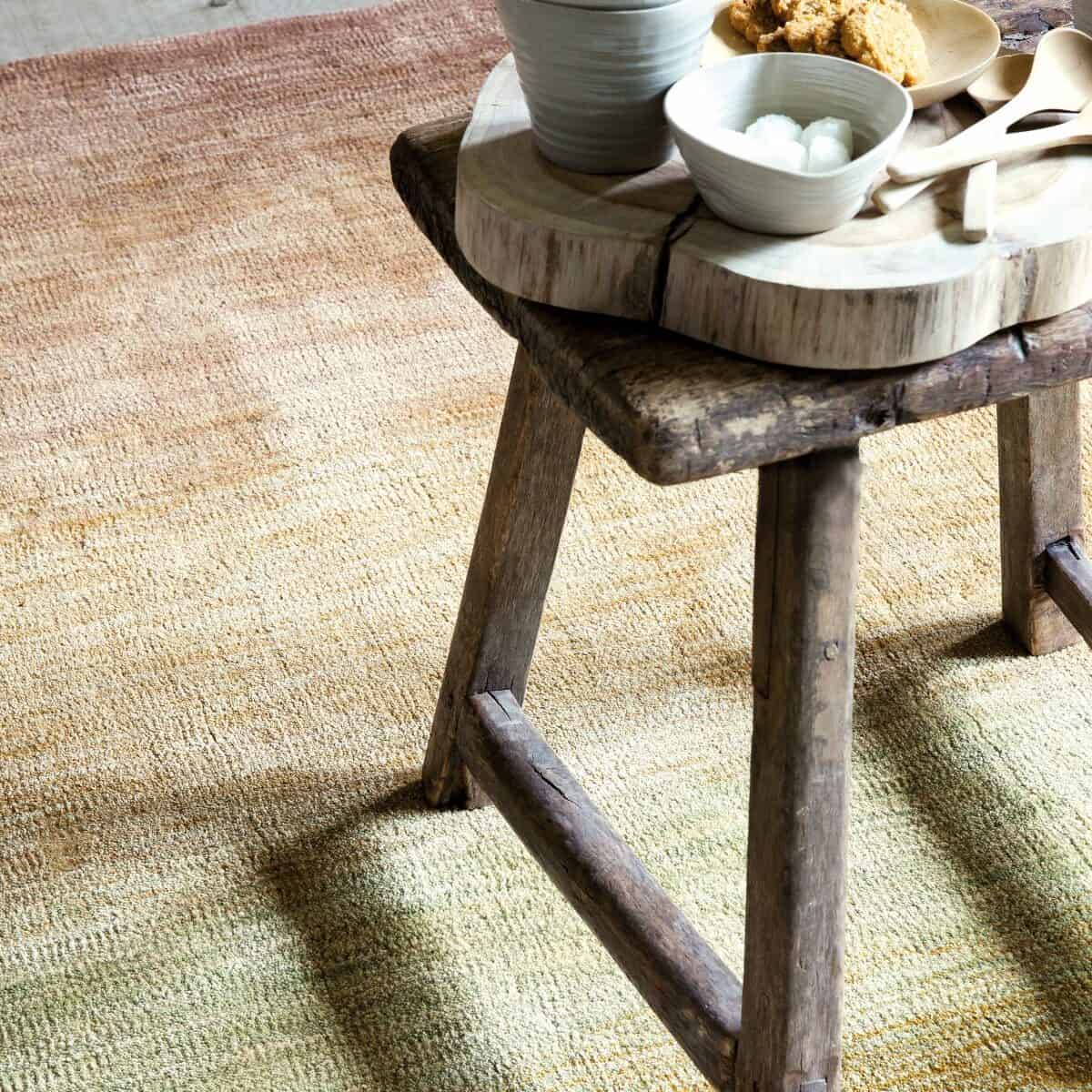 'DESERT' handwoven rug by Ligne Pure. See full catalogue in store
